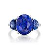 MAGNIFICENT OVAL SAPPHIRE RING