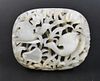 Chinese Jade Carving Plaque w/ Brids,Ming Dynasty