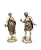 Pair of Bronze Sculptures by A Barye