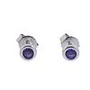Tiffany &amp; Co Peretti Color by the Yard Amethyst Silver Earrings
