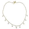 Tiffany &amp; Co 18k Gold Pearl Toggle Necklace