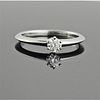 Tiffany &amp; Co 0.25ct Diamond Platinum Engagement Ring