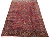 Vase Design Sarouk Carpet, 12' x 9'