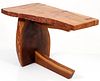 Guido Lesser Curly Cherry Live Edge Side Table