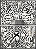 Keith Haring 1982 Nuclear Disarmament Poster