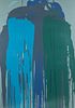 Larry Poons Untitled Abstract Screenprint 1978