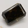 3.01 ct, Natural Fancy Dark Brown Even Color, VS1, Radiant cut Diamond (GIA Graded), Appraised Value: $19,900 