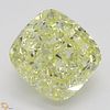 2.01 ct, Natural Fancy Yellow Even Color, VS2, Cushion cut Diamond (GIA Graded), Appraised Value: $40,600 