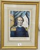 Three hand colored lithographs including "Death of Abraham Lincoln Died April 15th 1865" published by Magee, Major General Winfield ...