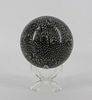 Signed Venini Murano Glass Ball Sphere Murrine.