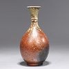Unusual Korean Glazed Ceramic Bottle Vase