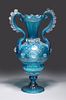 Very Fine & Elaborate Antique Venetian Hand Blown Glass Vase