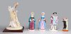 Group of Capodimonte Porcelain Figures