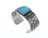 Navajo Johnson Sterling Silver Turquoise Bracelet