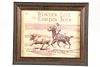 C.M. Russell Lithograph 1912 Flying D Ranch