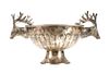 Silver Plated Elk Head Serving Dish c 20th Century