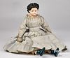 Early composition doll, possibly Edward S. Judge