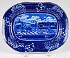 Historical Blue Staffordshire platter