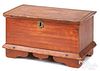 New York miniature stained blanket chest