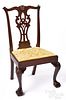 New York Chippendale mahogany dining chair