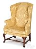 Rhode Island Queen Anne mahogany wing chair