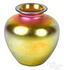 Steuben aurene glass vase