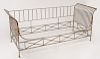 Directoire Style Brass-Mounted Steel Daybed