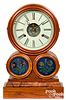 Ingraham Spectacle rosewood shelf clock, 19th c.