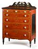 Pennsylvania painted pine chest of drawers
