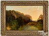 William Louis Sonntag, Sr. oil on canvas landscape