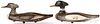 Pair of Maine carved and painted merganser decoys
