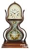 Forestville Mfg. Co. rosewood acorn mantel clock