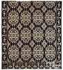 Sussex County, New Jersey Jacquard coverlet