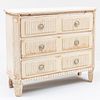 Swedish Neoclassical Style White Painted Chest of Drawers, of Recent Manufacture