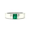 18k Emerald EngagementÂ  Ring