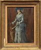 English School: Woman with a Parasol