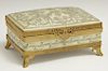 French Bronze Mounted Limoges Dresser Box, c. 1900