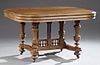 Henri II Style Carved Walnut Dining Table, early 2