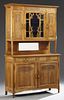 French Carved Walnut Buffet a Deux Corps, c. 1900,