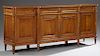Louis XVI Style Carved Cherry Sideboard, 20th c.,