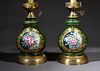 Pair of French Old Paris Porcelain Style Baluster
