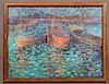 Jeri Gremillion (Louisiana), "Boats," 20th c., oil