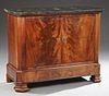 Diminutive French Louis Philippe Carved Mahogany M