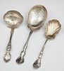 Three Sterling Serving Pieces, 20th c., consisting