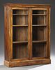 French Louis Philippe Carved Walnut Bookcase, 19th