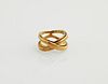 18K Yellow Gold Tiffany "Infinity" Ring, size 3 1/