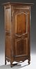 Louis XV Style Carved Oak Bonnetiere, 19th c., the