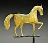 Gilded and Molded Copper Horse Weathervane