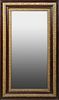 American Faux Bois and Gesso Overmantle Mirror, c.