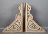 Pair of New Orleans Cypress Architectural Brackets